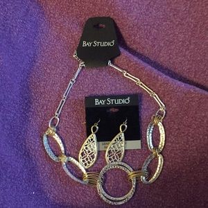 Necklace and earrings